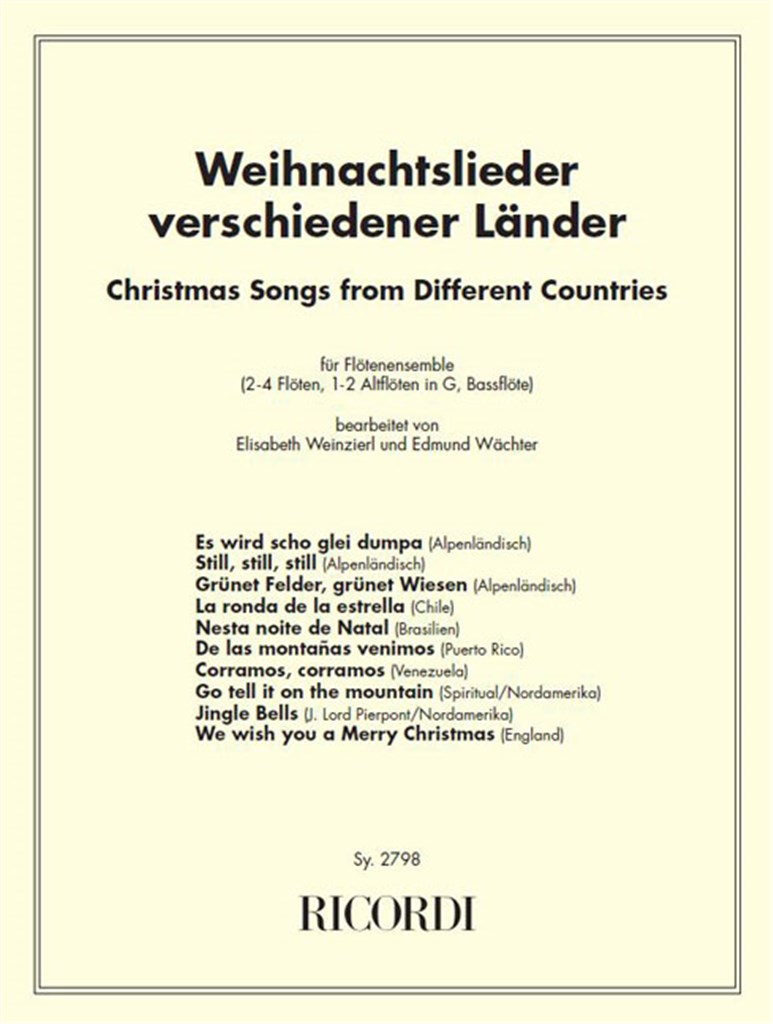 Weihnachtslieder aus verschiedenen Ländern